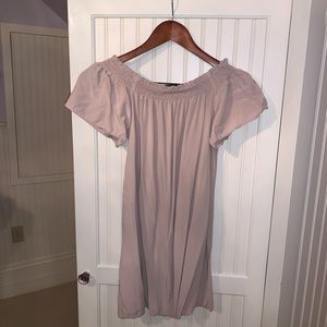 Off the shoulder mini dress